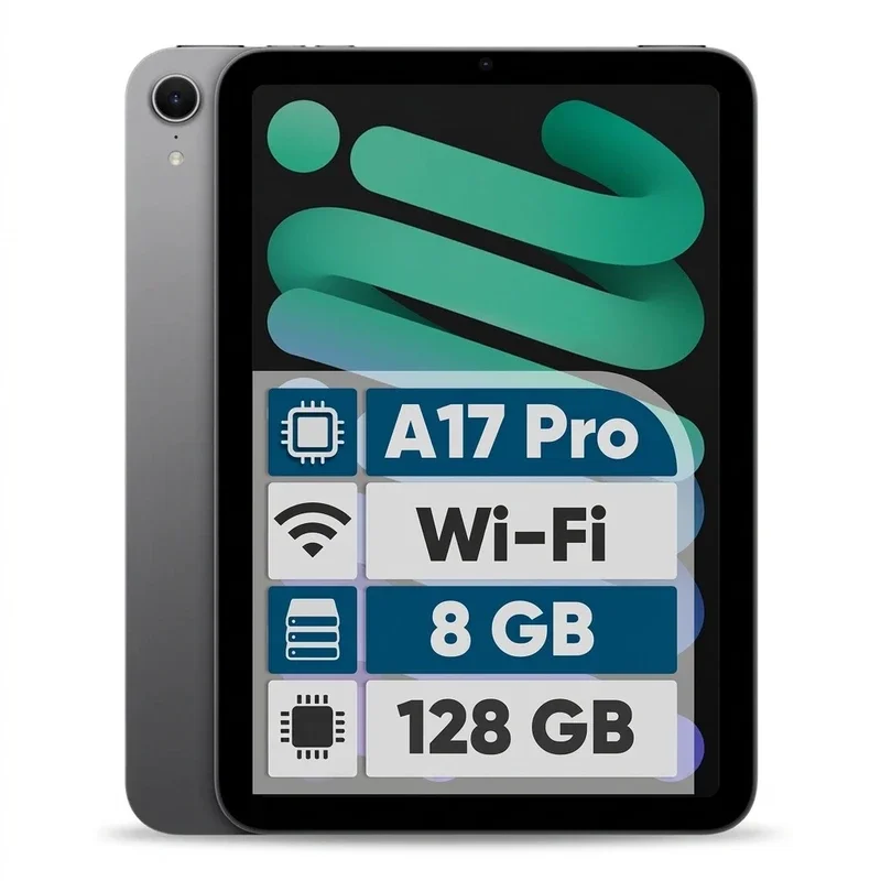 تبلت 8.3 اینچ اپل مدل iPad mini 7th Generation 2024 Wi-Fi A17 Pro ظرفیت 128 گیگابایت و رم 8 گیگابایت